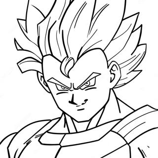 Pagina Para Colorear De Vegito Super Saiyan 108877-45714