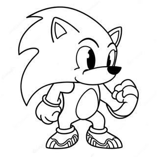 Pagina Para Colorear Sonic El Hombre Lobo 109081-45870