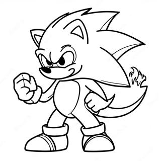 Pagina Para Colorear Sonic El Hombre Lobo 109081-45871