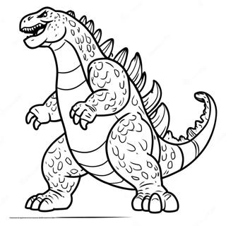 Pagina Para Colorear De Godzilla Rugiendo 109469 46242