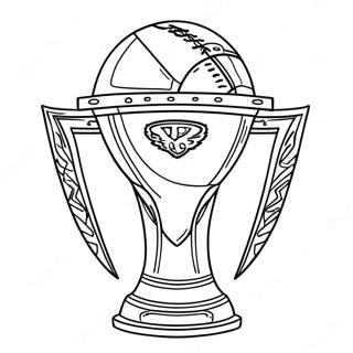 Pagina Para Colorear Del Trofeo Del Superbowl 109571-46317