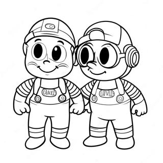 Pagina Para Colorear De Mikey Y Jj 109723-46434