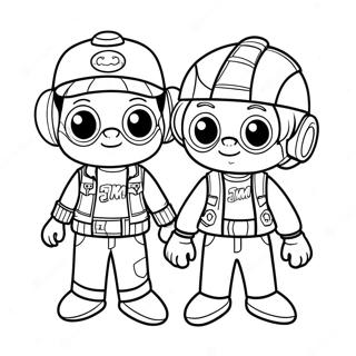 Pagina Para Colorear De Mikey Y Jj 109723-46436