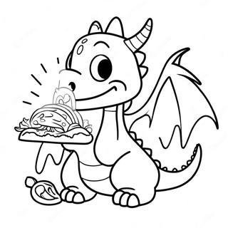 Pagina Para Colorear De Dragones Que Aman Los Tacos 109851-46535