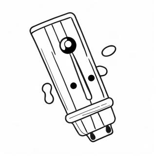 Pagina Para Colorear De Boligrafo De Dibujos Animados Lindos 110034 46684