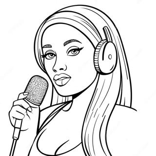 Nicki Minaj Páginas para colorear