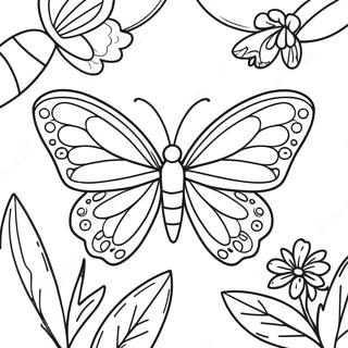 Mariposa Páginas Para Colorear