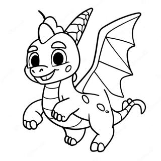 Pagina Para Colorear De Spyro Volando Por El Cielo 110291-46878