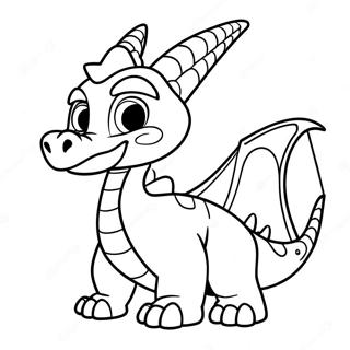 Pagina Para Colorear De Spyro Lanzando Fuego 110292 46882