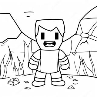 Herobrine Páginas Para Colorear