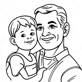 Pagina Para Colorear De Papa Y Nino Adorables 110397-46967