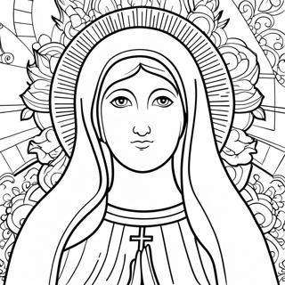 Pagina Para Colorear De La Virgen Maria 110420-46974