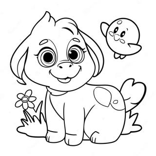 Pagina Para Colorear De Los Amigos De Babyfirst 110449-47005