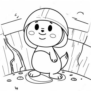 Pagina Para Colorear De Monty En Una Divertida Aventura 110472-47018