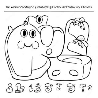 Pagina Para Colorear De Grafico Colorido De Entrenamiento Para Ir Al Bano 110727-47221