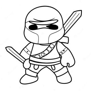 Pagina Para Colorear De Ninja Roblox Sigiloso 110780 47265