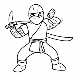 Pagina Para Colorear De Guerrero Ninja Roblox 110781 47269