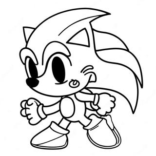 Pagina Para Colorear De Sonic Plateado 111035-47478