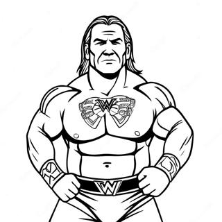 Pagina Para Colorear De Luchador De Wwe En Accion 111113-47541