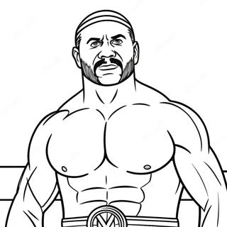 Pagina Para Colorear De Luchador De Wwe En Accion 111113-47542