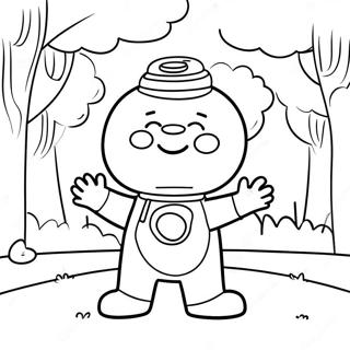 Pagina Para Colorear De Wubbzy Jugando En El Parque 111322-47716