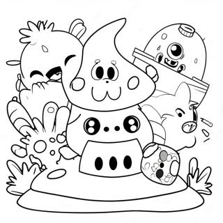 Pagina Para Colorear De La Isla De Los Juguetes Inadaptados Alegre 111374-47755