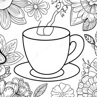 Pagina Para Colorear De Taza De Te 111448-47799