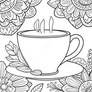 Pagina Para Colorear De Taza De Te 111448-47800