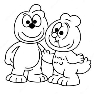 Pagina Para Colorear De Elmo Y Abby 111525-47860