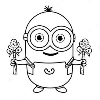 Pagina Para Colorear De Minion Lindos De Halloween 111629-47945