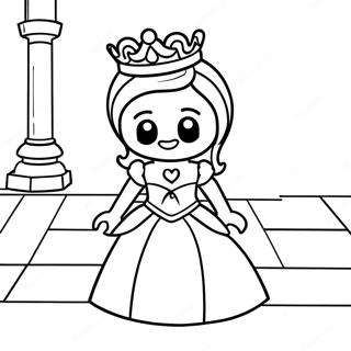 Pagina Para Colorear De La Princesa Lego Elegante 111731-48021