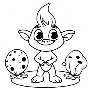 Pagina Para Colorear De Aventura De Viva Trolls 111911 48170