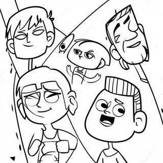 Pagina Para Colorear De Los Personajes De Total Drama 111961-48201