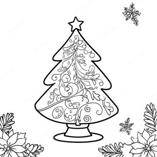 Pagina Para Colorear De Arbol De Navidad Elegante 112268-48441