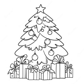 Pagina Para Colorear De Arbol De Navidad Elegante 112268-48442