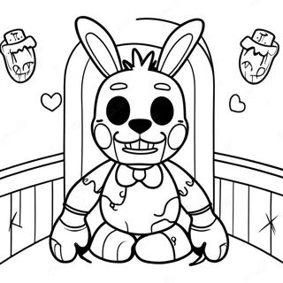 Pagina Para Colorear De Springtrap En Una Casa Embrujada 112548-48661