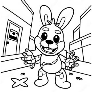 Pagina Para Colorear De Springtrap En Un Callejon Oscuro 112551-48676