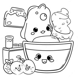 Pagina Para Colorear De Shopkins Adorables En La Cocina 11256-2230