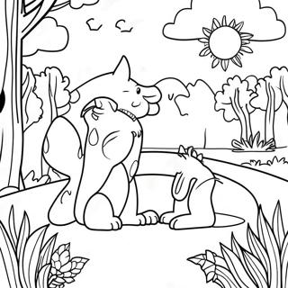 Pagina Para Colorear De Proverbios Con Tematica De Naturaleza 112860-49035