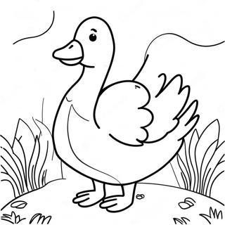 Pagina Para Colorear De Un Ganso 113011-49140