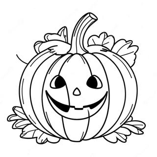 Pagina Para Colorear De Jack Olantern Feliz 113323 49396