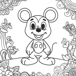 Pagina Para Colorear De Disney Psicodelico 113370-49418