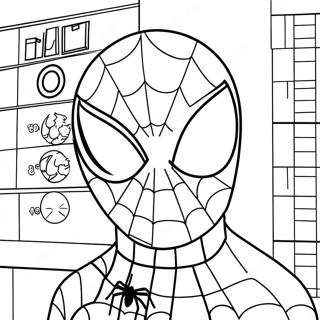 Personaje De Spiderman Entre Nosotros Pagina Para Colorear 113449-49481