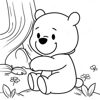 Winnie The Pooh Clásico Páginas Para Colorear