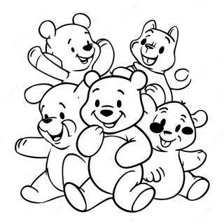 Winnie The Pooh Jugueton Y Amigos Pagina Para Colorear 113477 49510