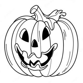 Pagina Para Colorear De Calabaza Jack O Lantern Aterradora 113502-49527