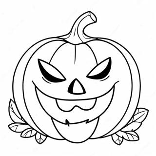 Pagina Para Colorear De Calabaza Jack O Lantern Aterradora 113502-49528
