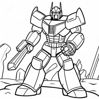 Megatron Páginas para colorear