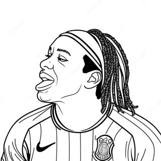 Ronaldinho Páginas Para Colorear