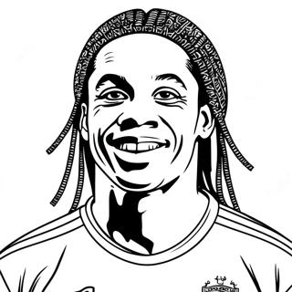 Pagina Para Colorear De Ronaldinho 113886-49820